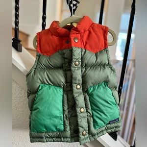 Patagonia toddler body down vest